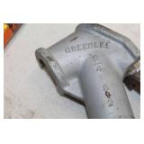 Lot of (2) Greenlee Pipe Bender No. 512 3/4", No. 508 1/2"