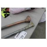 Lot of (2) Pipe Bender 1/2", 3/4"