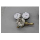 Lot of (2) Smith Compressed Gas Regulator Gauge Set Inert Gas 31-50-580