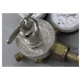 Lot of (2) Smith Compressed Gas Regulator Gauge Set Inert Gas 31-50-580