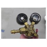 Lot of (2) Smith Compressed Gas Regulator Gauge Set Inert Gas 31-50-580