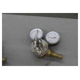 Lot of (2) Smith Compressed Gas Regulator Gauge Set Inert Gas 31-50-580