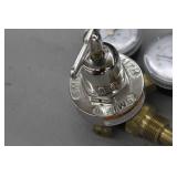 Lot of (2) Smith Compressed Gas Regulator Gauge Set Inert Gas 31-50-580