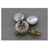 Lot of (2) Smith Compressed Gas Regulator Gauge Set Acet Gas 30-15-200, Inert Gas 31-50-580