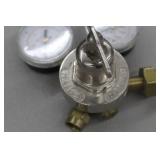 Lot of (2) Smith Compressed Gas Regulator Gauge Set Acet Gas 30-15-200, Inert Gas 31-50-580