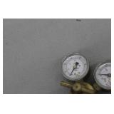 Lot of (2) Smith Compressed Gas Regulator Gauge Set Argon Gas