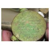 Lot of (2) Compressed Gas Regulator Gauge Set  with Smith Oxygen Gas H1710A-540 3000psi, Weldmark SR4?