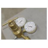 Lot of (2) Compressed Gas Regulator Gauge Set  with Smith Oxygen Gas H1710A-540 3000psi, Weldmark SR4?