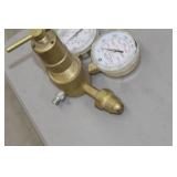 Lot of (2) Compressed Gas Regulator Gauge Set  with Smith Oxygen Gas H1710A-540 3000psi, Weldmark SR4?