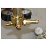 Lot of (2) Compressed Gas Regulator Gauge Set  with Rogen EN-450F, Smith 31-50-580 Inert Gas 3000psi