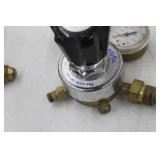 Lot of (2) Compressed Gas Regulator Gauge Set  with Turbotorch 4000psi, VWR Scientific 55850-265 4000psi