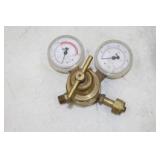 Lot of (2) Smith Compressed Gas Regulator Gauge Set  with Acetylene Gas H1944F-200 400psi, Oxygen Gas 30-100-540 3000psi