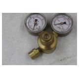 Lot of (2) Compressed Gas Regulator Gauge Set  with Oxweld 854A, AF150