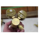 Lot of (2) Compressed Gas Regulator Gauge Set  with Oxweld 854A, AF150