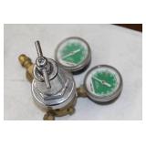 Lot of (2) Compressed Gas Regulator Gauge Set  with Oxweld 854A, AF150