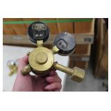Lot of (2) Compressed Gas Regulator Gauge Set  with Oxweld 854A, AF150