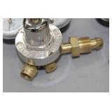 Lot of (2) Smith Compressed Gas Regulator Gauge Set  with Inert Gas 30-450-580 3000psi, Inert Gas 31-50-580 3000psi