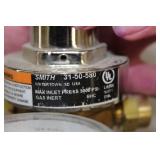 Lot of (2) Smith Compressed Gas Regulator Gauge Set  with Inert Gas 30-450-580 3000psi, Inert Gas 31-50-580 3000psi