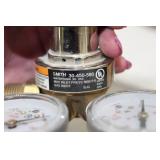 Lot of (2) Smith Compressed Gas Regulator Gauge Set  with Inert Gas 30-450-580 3000psi, Inert Gas 31-50-580 3000psi