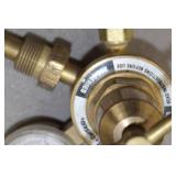 Lot of (2) Compressed Gas Regulator Gauge Set  with Victor 250-Series, Uniweld Nitrogen Gas RHP800