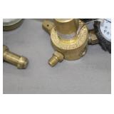 Lot of (2) Compressed Gas Regulator Gauge Set  with Victor 250-Series, Uniweld Nitrogen Gas RHP800