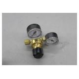 Lot of (2) Compressed Gas Regulator Gauge Set  with Uniweld-Mastar Acetylene Gas, Harris 280psi
