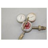 Lot of (2) Compressed Gas Regulator Gauge Set  with Smith Acetylene Gas H1721B-510 400psi, 400psi