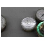 Lot of (2) Compressed Gas Regulator Gauge Set  with Smith 4000psi, Flametech Ozygen Gas VWOR-22 4000psi