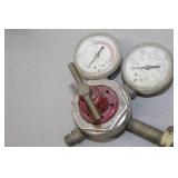 Lot of (2) Compressed Gas Regulator Gauge Set