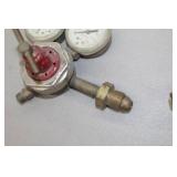 Lot of (2) Compressed Gas Regulator Gauge Set