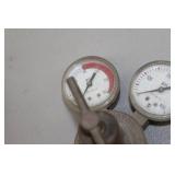 Lot of (2) Compressed Gas Regulator Gauge Set