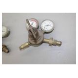 Lot of (2) Compressed Gas Regulator Gauge Set