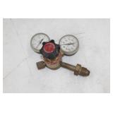 Lot of (2) Compressed Gas Regulator Gauge Set  with Smith Acetylene Gas 30-150-510 400psi, Lincoln Electric Magnum 4000psi