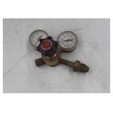 Lot of (2) Compressed Gas Regulator Gauge Set  with Smith Acetylene Gas 30-150-510 400psi, Lincoln Electric Magnum 4000psi