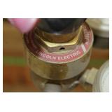 Lot of (2) Compressed Gas Regulator Gauge Set  with Smith Acetylene Gas 30-150-510 400psi, Lincoln Electric Magnum 4000psi