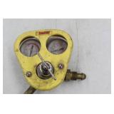 Lot of (2) Compressed Gas Regulator Gauge Set  with Smith Acetylene Gas 30-150-510 400psi, 4000psi