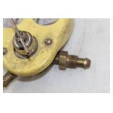 Lot of (2) Compressed Gas Regulator Gauge Set  with Smith Acetylene Gas 30-150-510 400psi, 4000psi