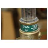 Lot of (3) Compressed Gas Regulator Gauge Set  with Victor HRF1425-580 Inert Gas 4000psi (x2), Purox Argon/Helium Gas F-33-FM-580 3000psi