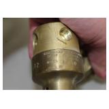 Lot of (4) Gas Torch Accessories  with Torch Regulator Gauges (x3), Shut-Off Valve (x1)