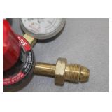 Lot of (3) Compressed Gas Regulator Gauge Set  with Victor Acetylene Gas G250-15-510 350psi, Smith Acetylene Gas H1721C-510 400psi, 4000psi