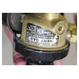 Lot of (3) Compressed Gas Regulator Gauge Set  with Inert Gas 3000psi, ProStar, Victor Edge Series Professional Oxygen Gas 3000psi