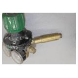 Lot of (3) Compressed Gas Regulator Gauge Set  with Inert Gas 3000psi, ProStar, Victor Edge Series Professional Oxygen Gas 3000psi