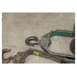 Lot of (2) Industrial Pulley 5"Wx 10-1/2"D  with Sheave (x2)