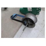 Lot of (2) Industrial Pulley 5"Wx 10-1/2"D  with Sheave (x2)