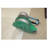 Lot of (2) Industrial Pulley 5"Wx 10-1/2"D  with Sheave (x2)