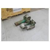 Lot of (2) Industrial Pulley 5"Wx6"D  with Sheave (x2)