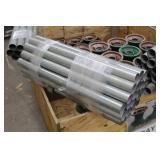 Lot of (21) Industrial Roller Pole 26"Lx 1-3/4"D