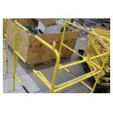 Lot of (4) Scaffolding Safety Rail 33"Lx33"Wx44"H