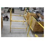 Lot of (4) Scaffolding Safety Rail 33"Lx33"Wx44"H