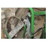 Welding Dolly 2-wheel Green 17-1/2"Wx14"Dx48"H